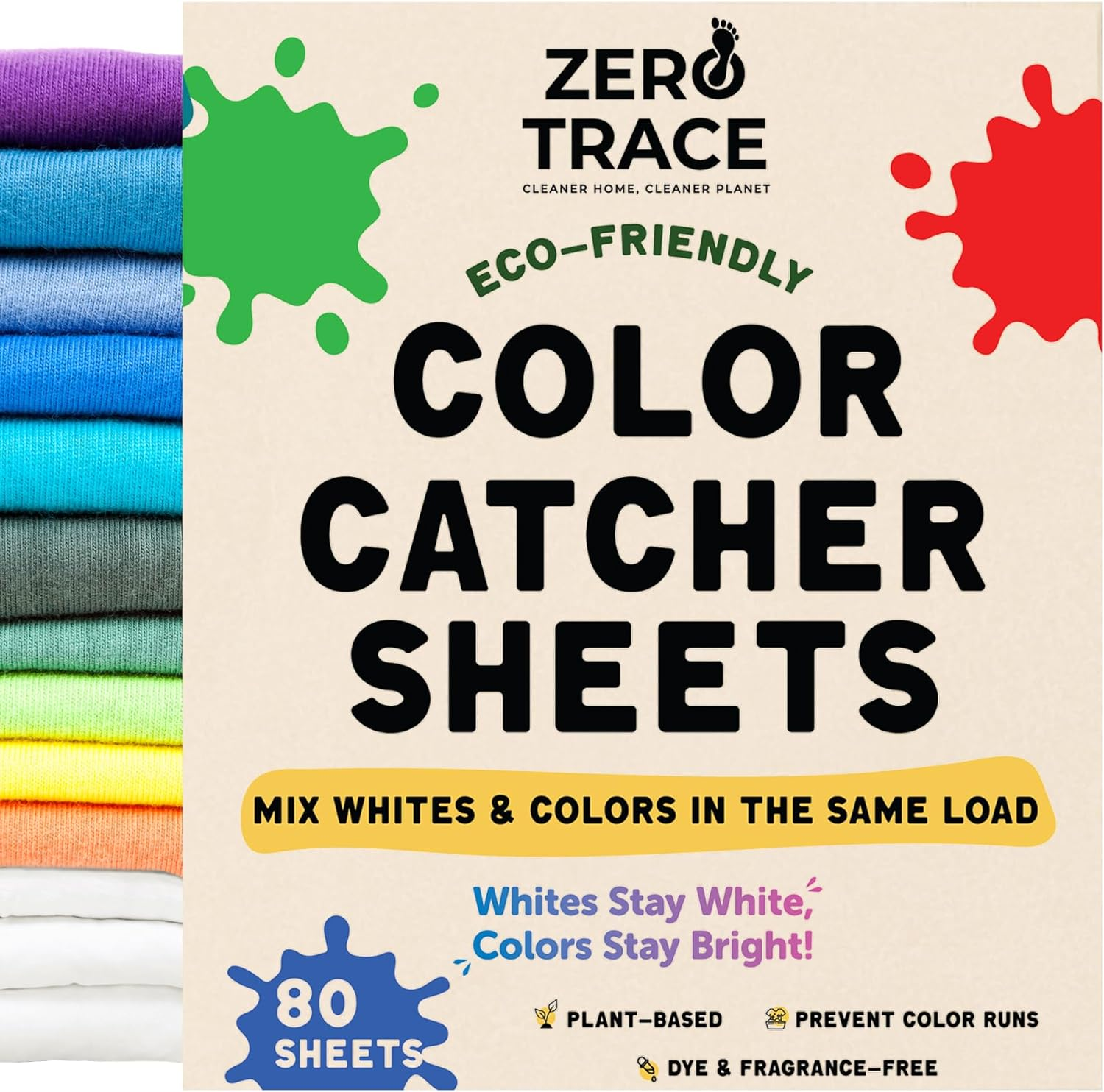 Color Catcher Sheets Laundry Protection | Stop Dye Transfer