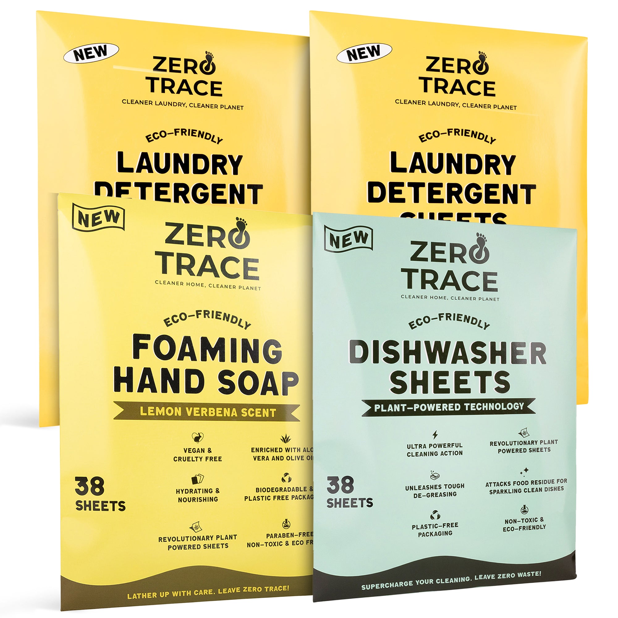 Eco-friendly Zero Trace Complete Care Collection- Bundle laundry soap and hand soap.