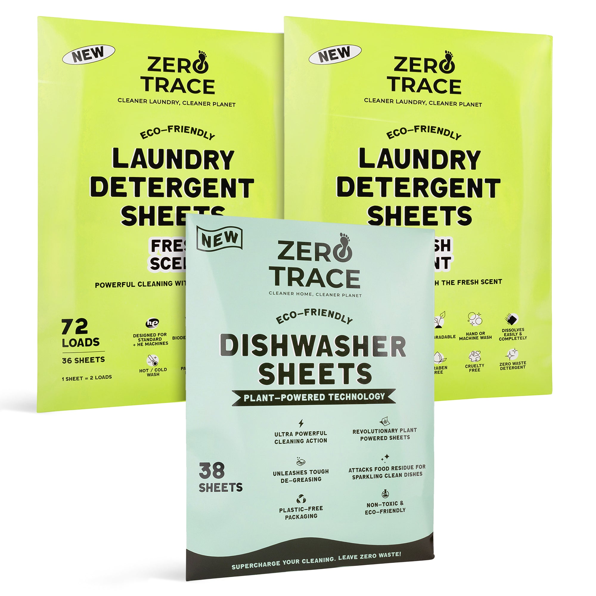 Zero Trace Eco-Friendly Starter Kit- Bundle for a sustainable lifestyle.