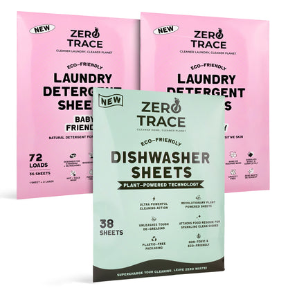 Zero Trace Daily Essentials Pack- Bundle that are sustainable and eco-friendly.