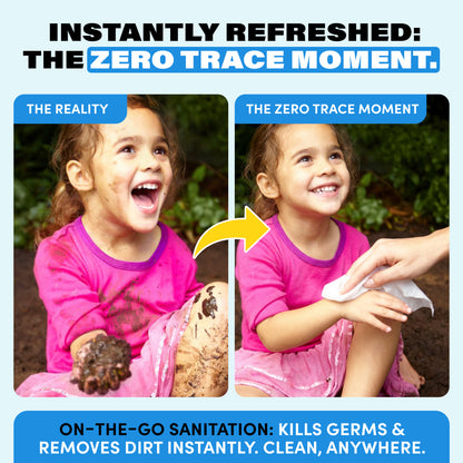 Zero Trace Pocket Hand Sanitizing Wipes