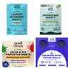 Zero Trace's Sustainable Home Hero Pack includes laundry detergent sheets, dishwasher sheets, color & dye protector sheets, and XL premium wool dryer balls, each in its own packaging.