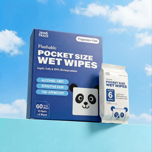 FLUSHABLE MINI WIPES